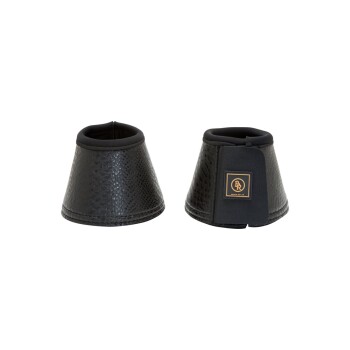 BR Springglocken Pro Max Croco schwarz WB (Warmblut) sonstige Pferdeartikel Produktbild BR Springglocken Pro Max Croco schwarz WB (Warmblut) sonstige Pferdeartikel Produktbild