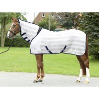BUSSE Transport-Fliegendecke STRIPE PLUS, silber (navy) - 165 cm Fliegendecken Produktbild BUSSE Transport-Fliegendecke STRIPE PLUS, silber (navy) - 165 cm Fliegendecken Produktbild