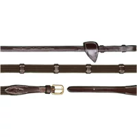 Dy'on 5/8 (16mm) Gurtzügel mit 9 Lederstegen braun, Vollblut D-Collection - 1 Stück Zügel online kaufen Dy'on 5/8 (16mm) Gurtzügel mit 9 Lederstegen braun, Vollblut D-Collection - 1 Stück Zügel online kaufen