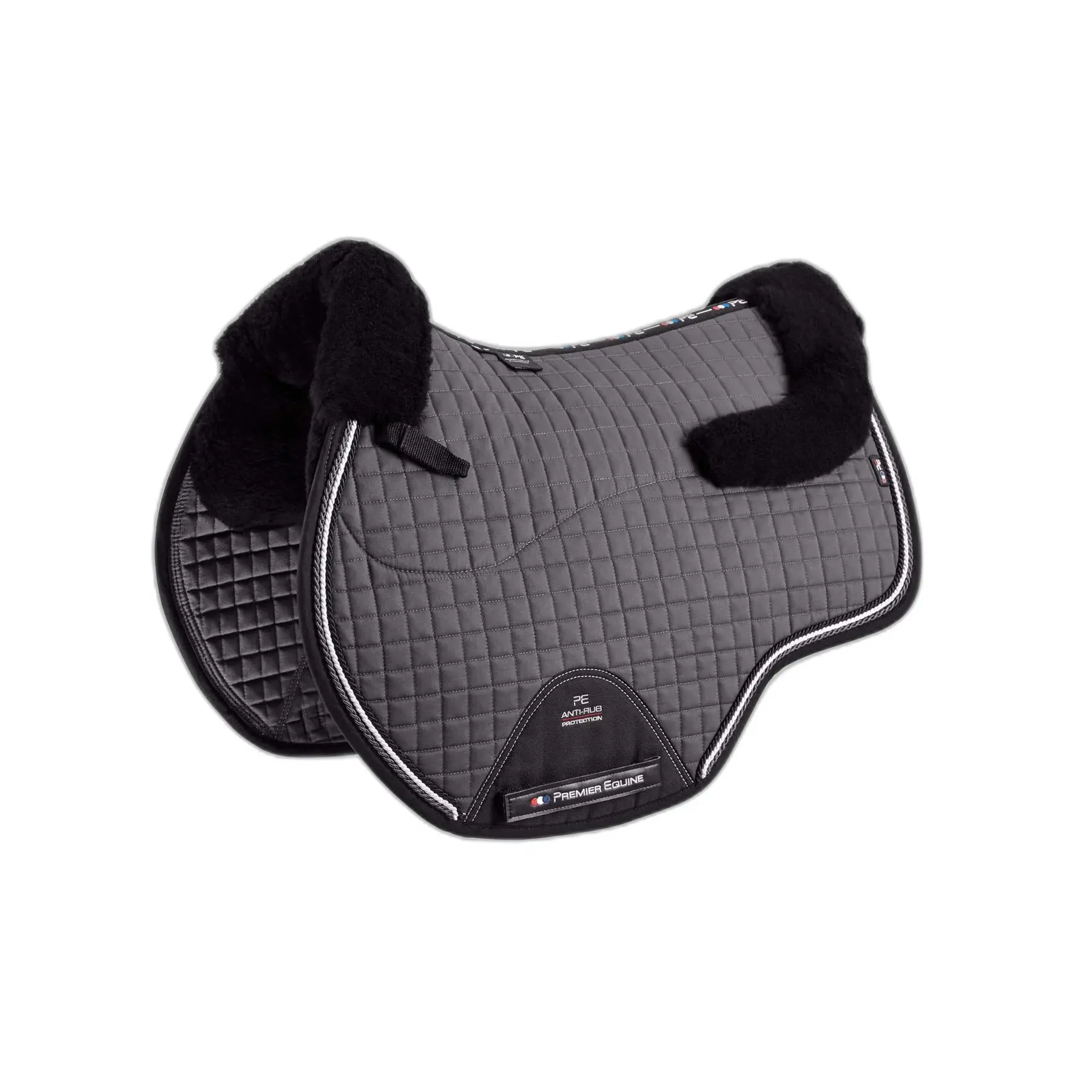 Springschabracke aus Merinowolle Premier Equine CC European Square Schabracken / Satteldecken / Sattelüberzüge / Sattelkissen Produktbild Springschabracke aus Merinowolle Premier Equine CC European Square Schabracken / Satteldecken / Sattelüberzüge / Sattelkissen Produktbild