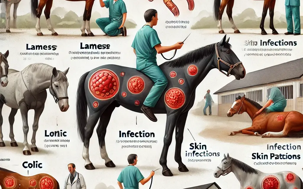 Die häufigsten Pferdekrankheiten