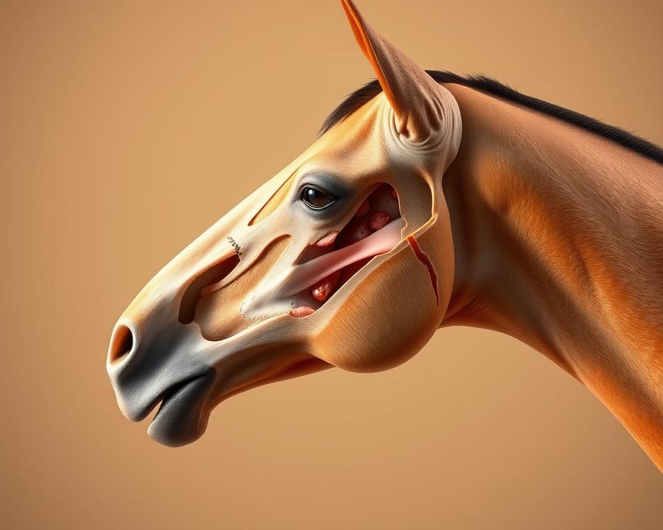 Anatomie der Pferdeohren