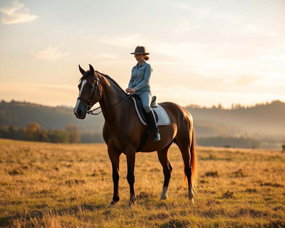 Anlehnungstraining mit Pferd
