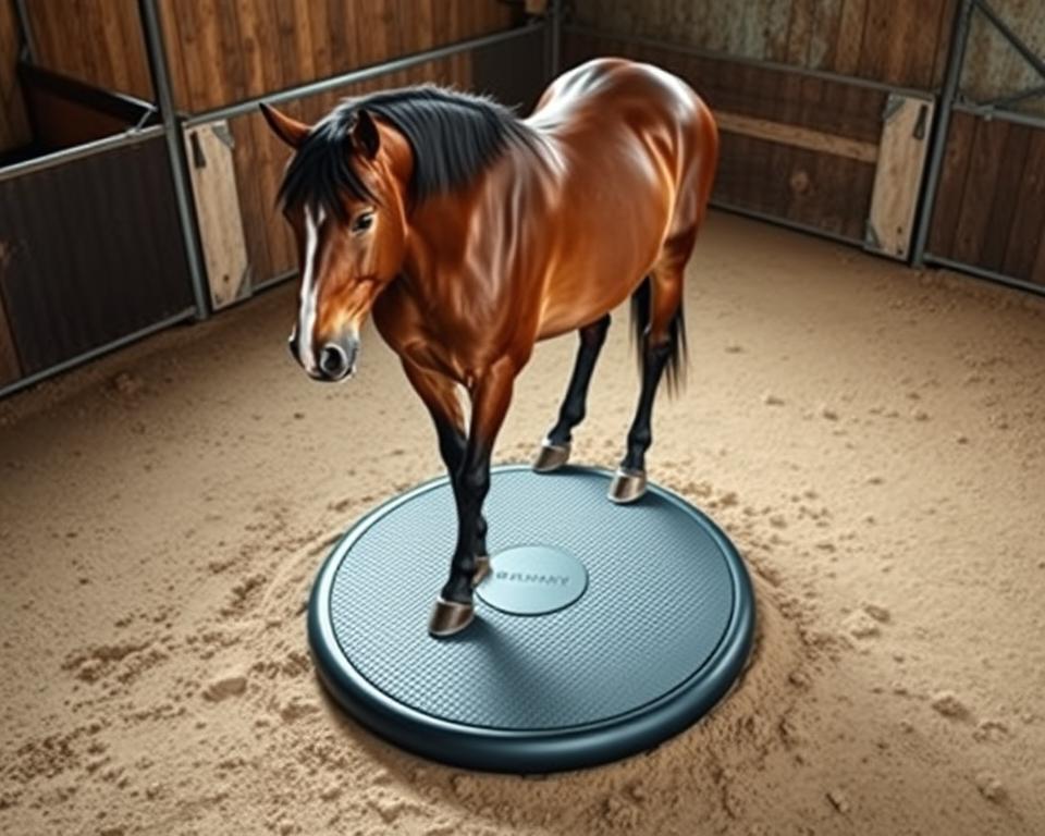 Balance Pad Training für Pferde
