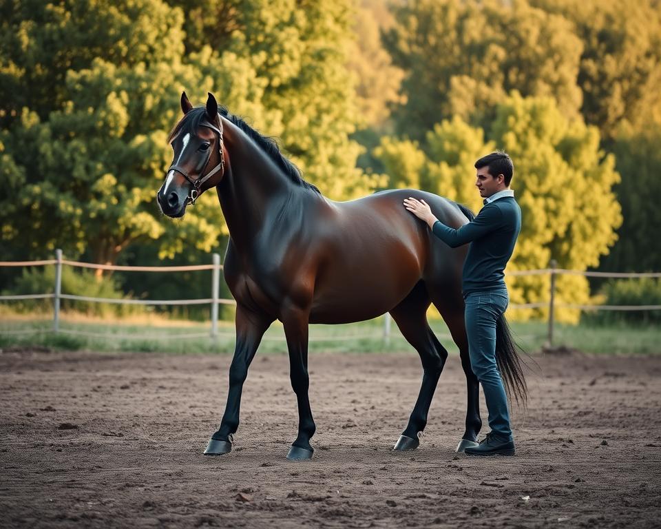 Bewegungstherapie Pferd Bodenarbeit