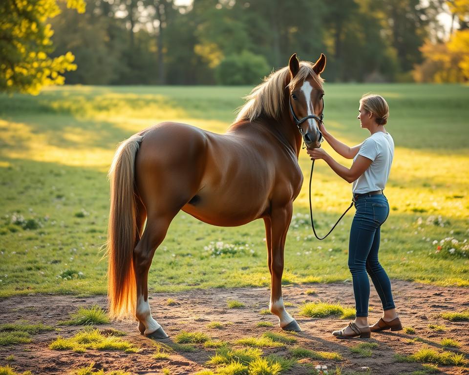 Bodenarbeit mit Pferden