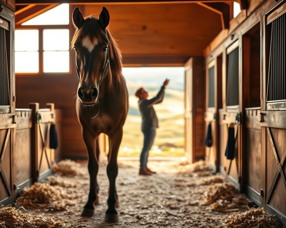 Connemara Pony Stallhaltung