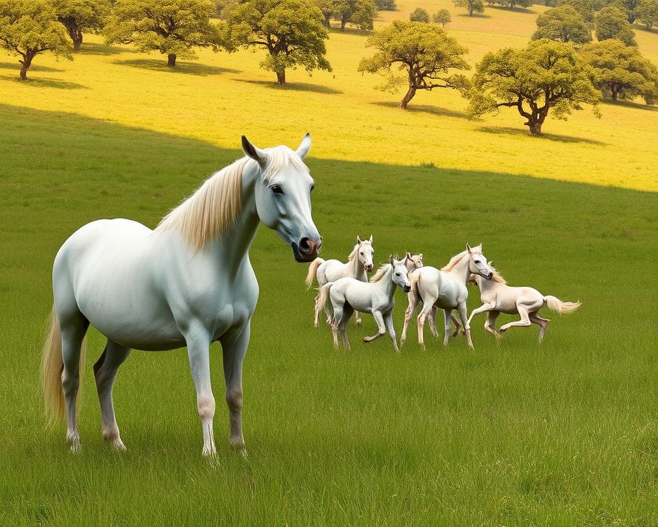 Cremello-Pferde Haltung und Pflege