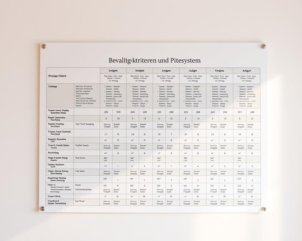 Dressurbewertung Kriterien