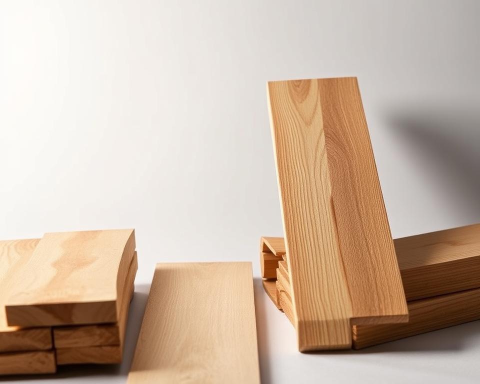 Eichenholz und Douglasienholz für Heuraufen