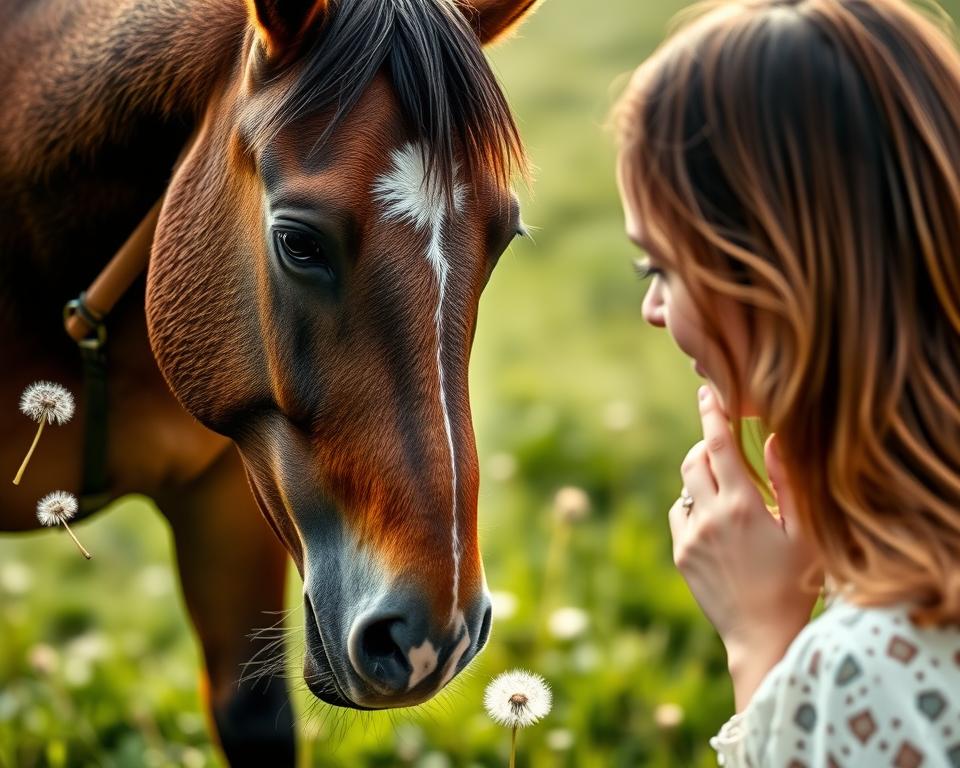Emotionale Pferdefotografie zwischen Pferd und Mensch