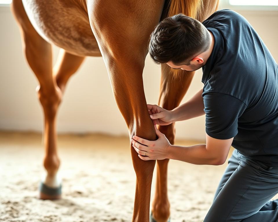 Faszientherapeut bei Pferdephysiotherapie