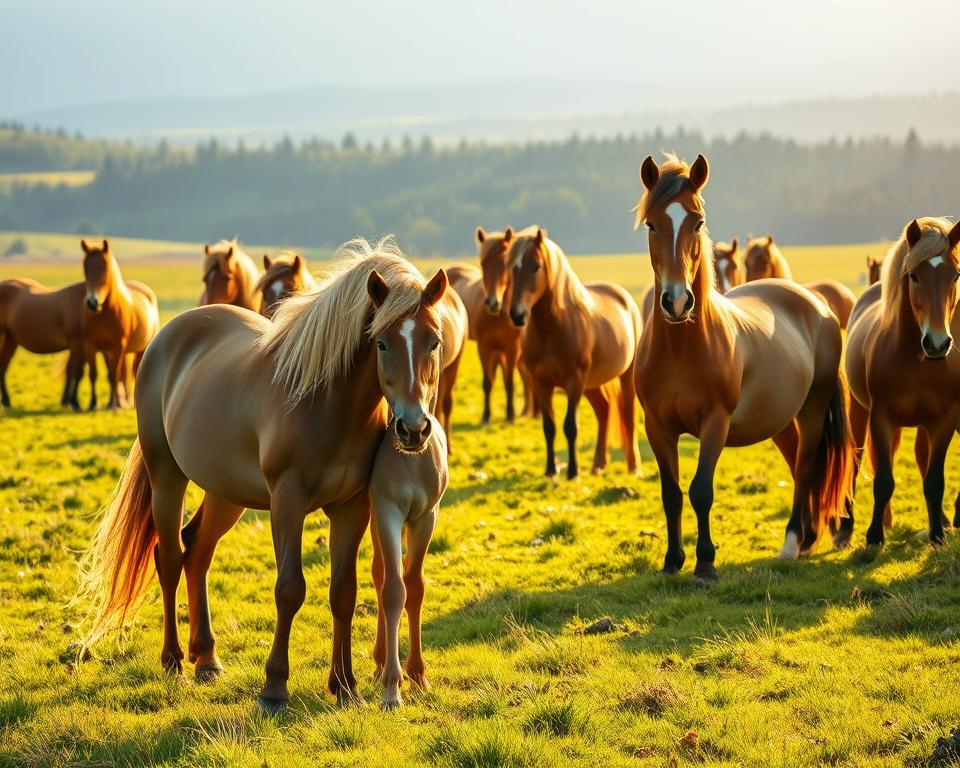 Fjordpferd nordische Ponys