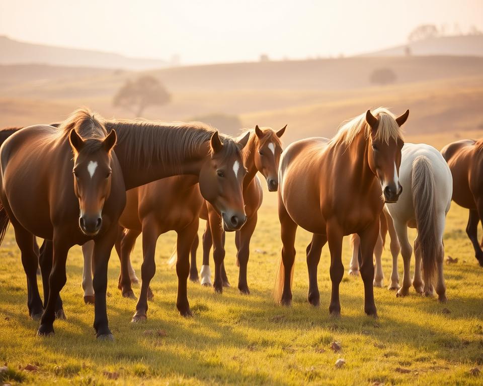 Fresspausen bei Pferden