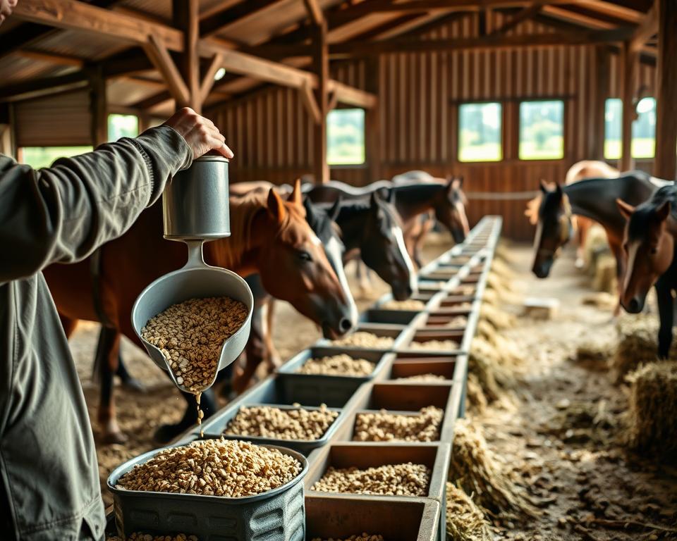 Fütterungszeiten Stallalltag