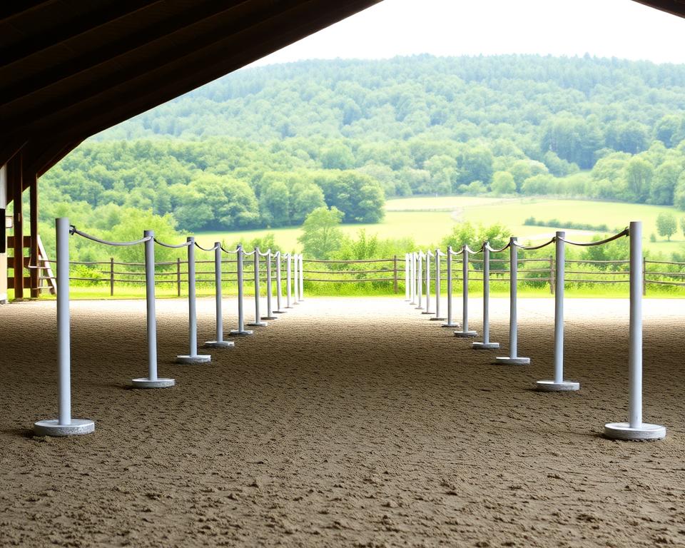 Galoppstangen Aufbau Training