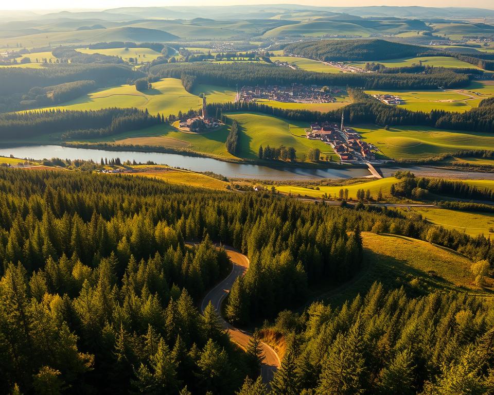 Geländeritt-Landschaften in Deutschland