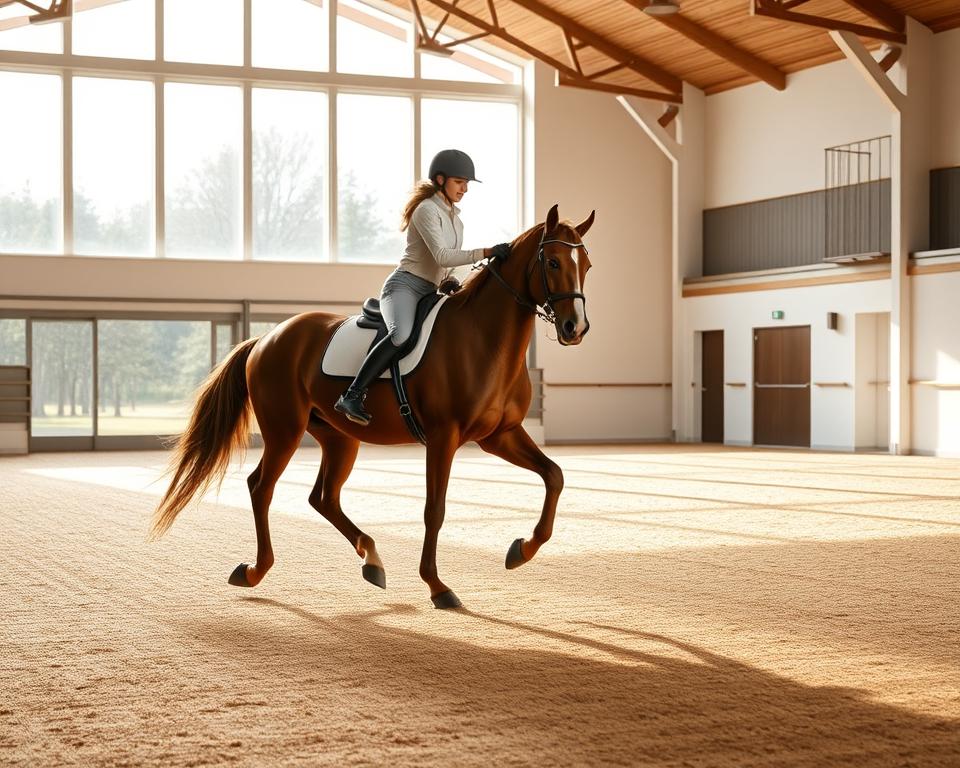 Grundlegende Reitfiguren in der Dressur