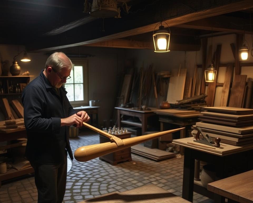 Historische Winkerkellen Herstellung Historische Winkerkellen Herstellung