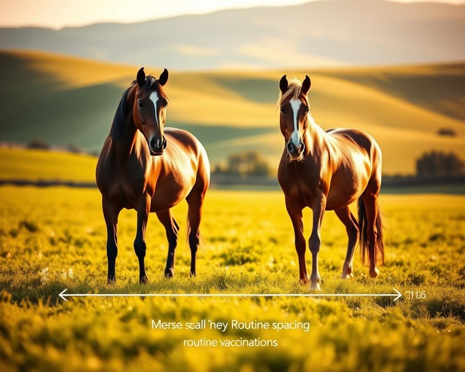 Impfabstände bei Pferden
