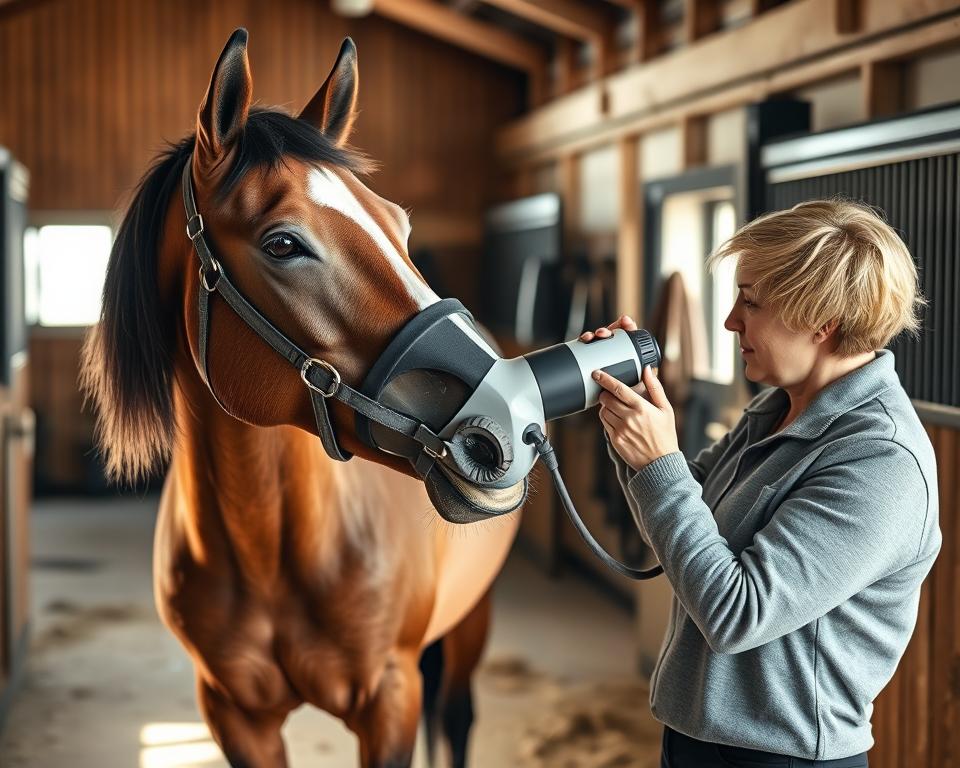 Inhalationstechnik Pferd Anwendung