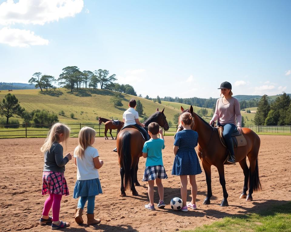 Kinder Reitsport Anfang