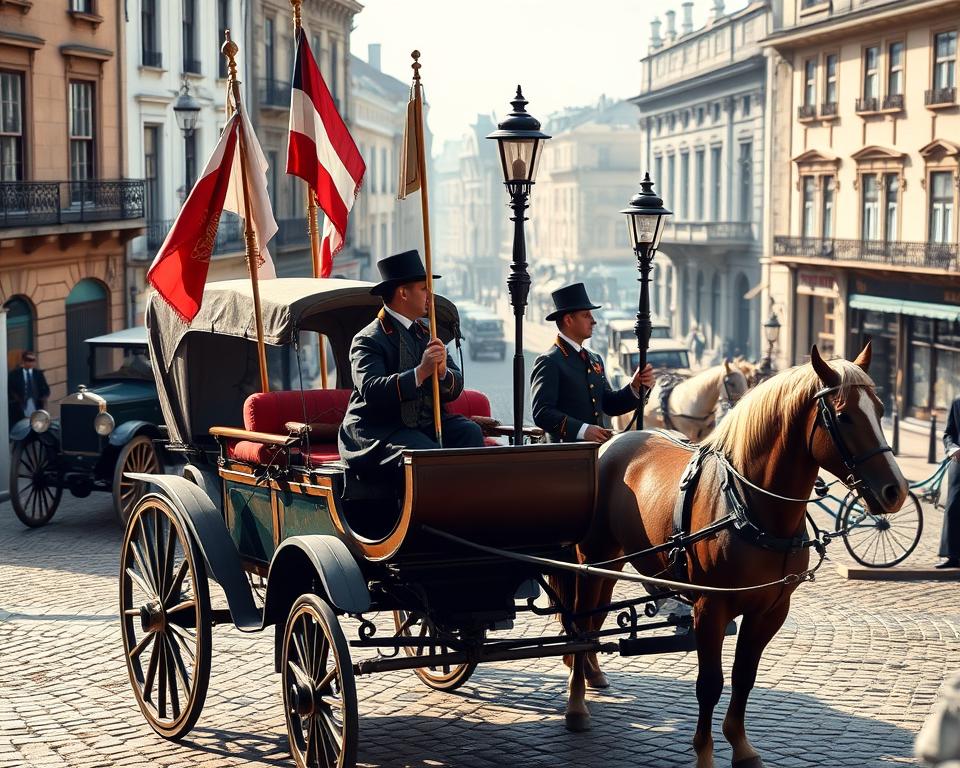 Kutschen-Signale historische Kommunikation Kutschen-Signale historische Kommunikation