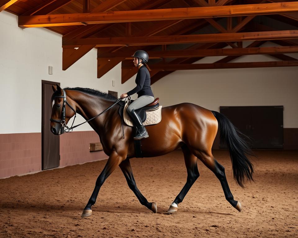 Longenarbeit in der Reithalle Longenarbeit in der Reithalle