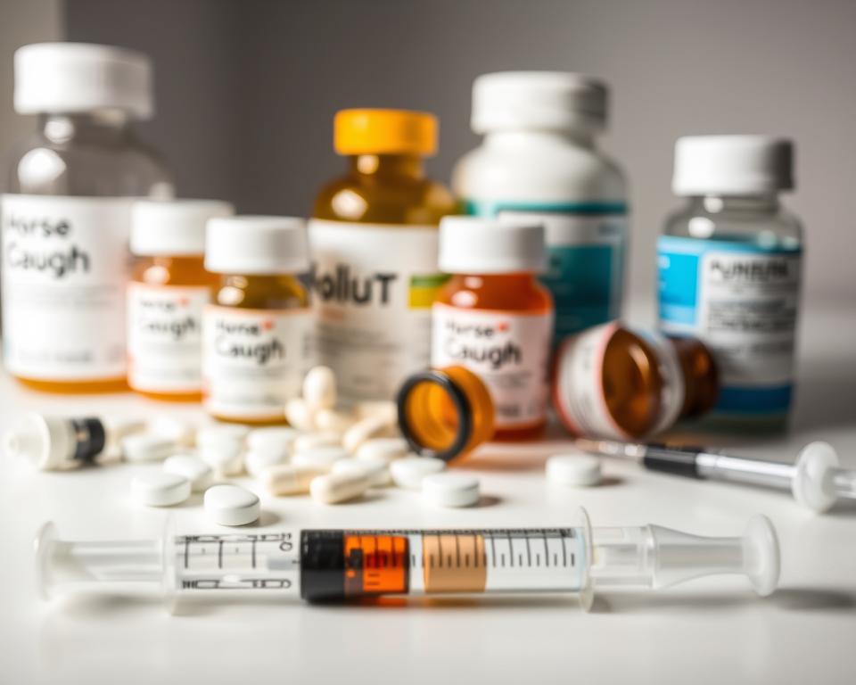 Medikamente für Pferdehusten