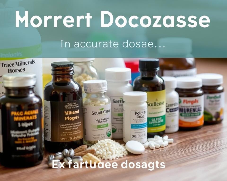 Mineralfutter Dosierung für Pferde