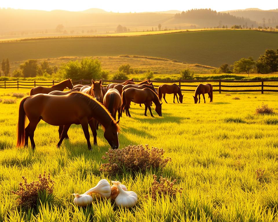 Natürliche Wurmprävention bei Pferden