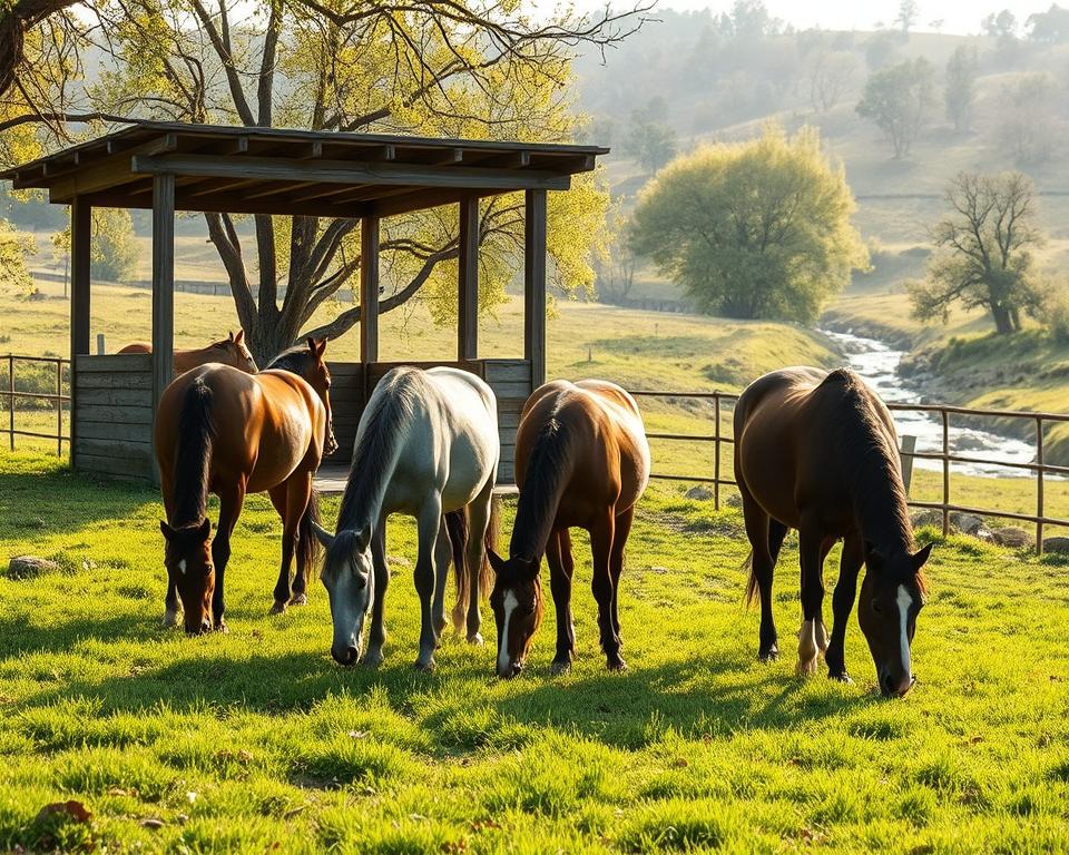 Offenstall Pferdehaltung natürliches Verhalten Offenstall Pferdehaltung natürliches Verhalten