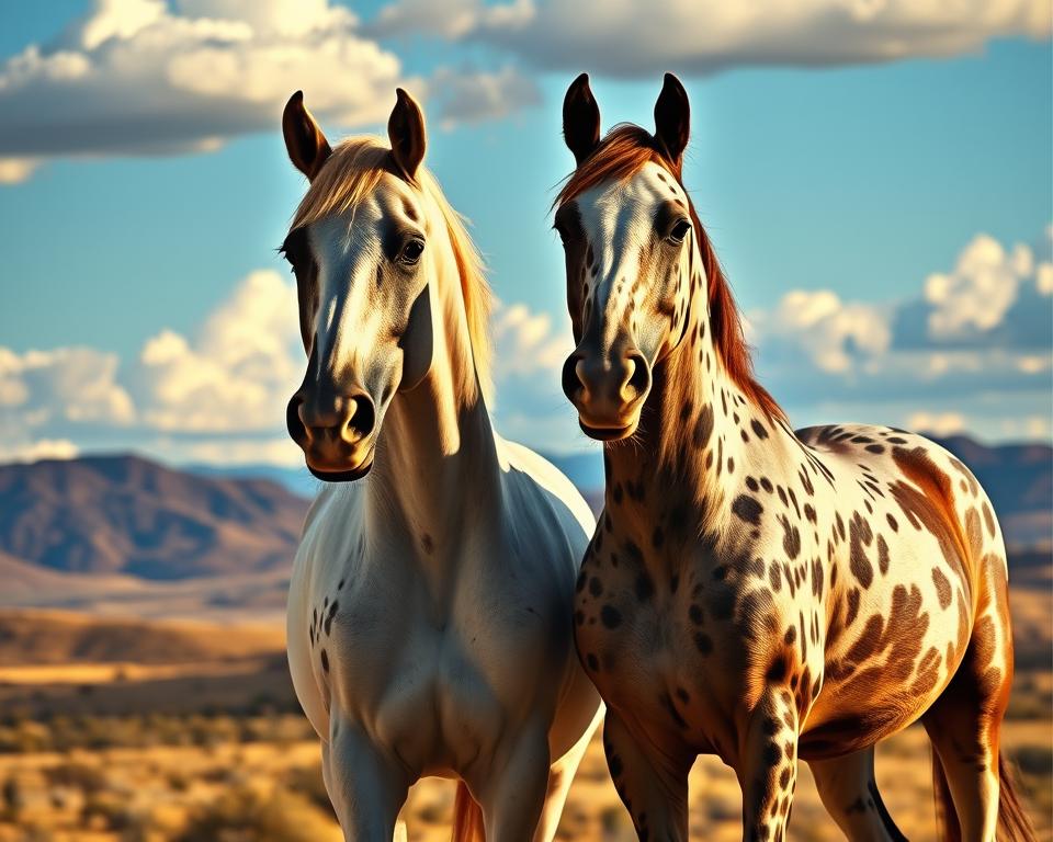 Paint Horse und Appaloosa Westernpferde