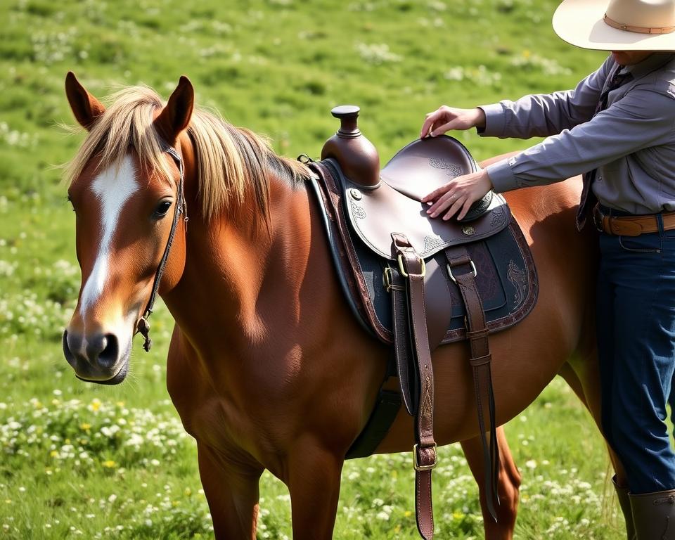 Pferd Westernsattel Eingewöhnung