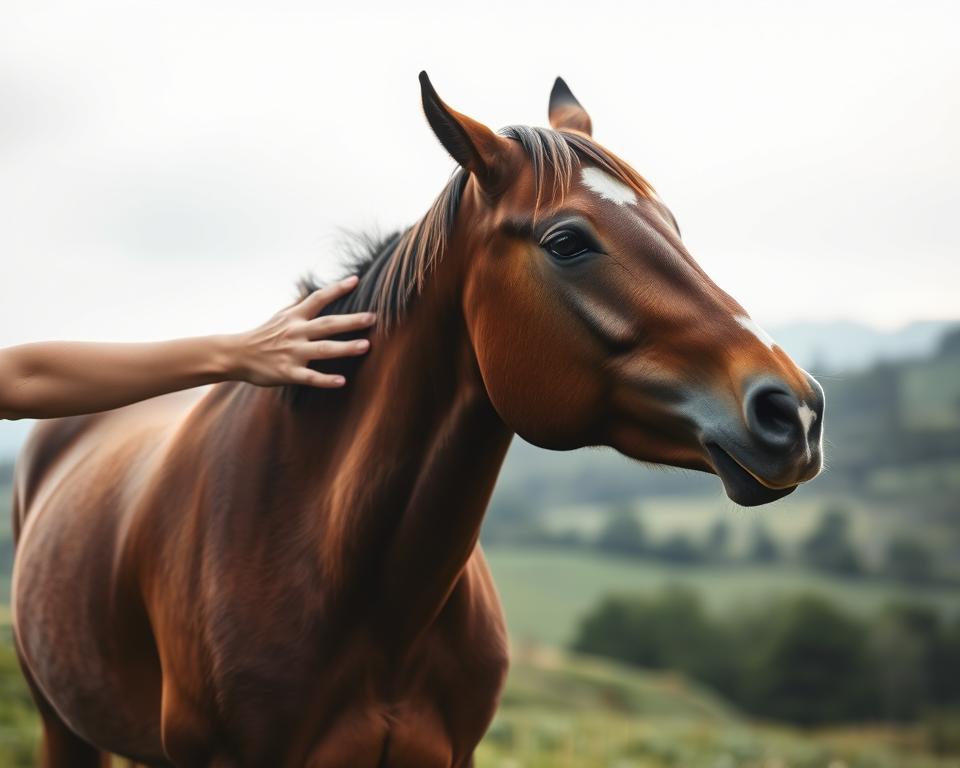 Pferd beruhigen Körpersprache