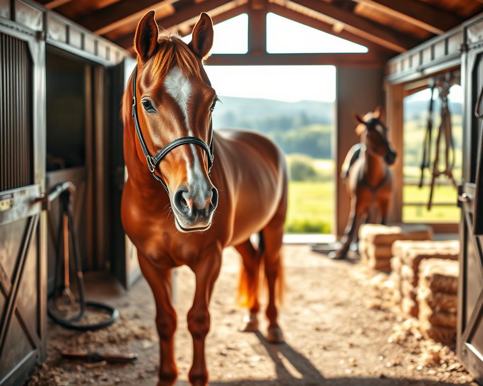 Pferd für Verkauf vorbereiten
