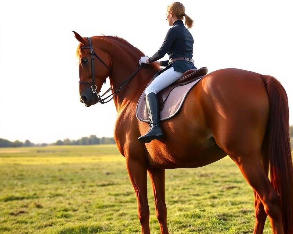 Pferd und Reiter Kommunikation durch Anlehnung
