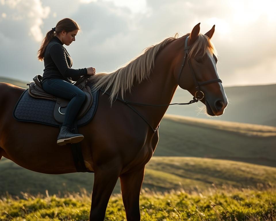 Pferd und Reiter Vertrauensaufbau