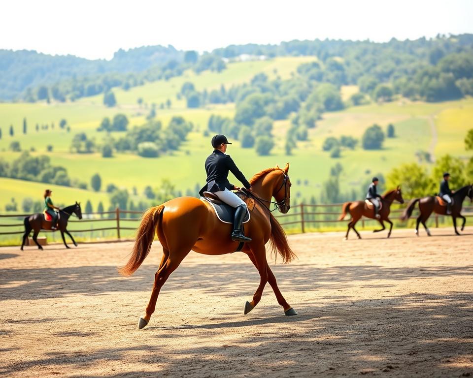 Pferde Bewegungsroutine Training