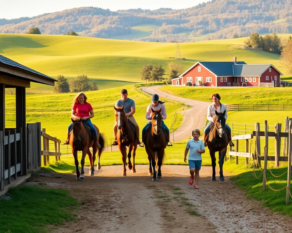 Pferde ausleihen auf Reiterhöfen