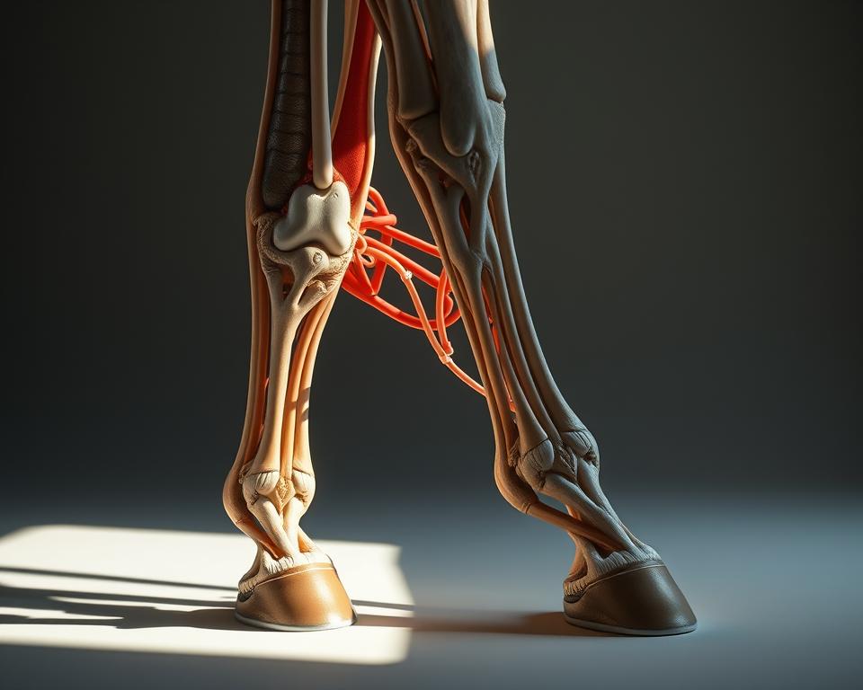 Pferdeanatomie Beinsehnen