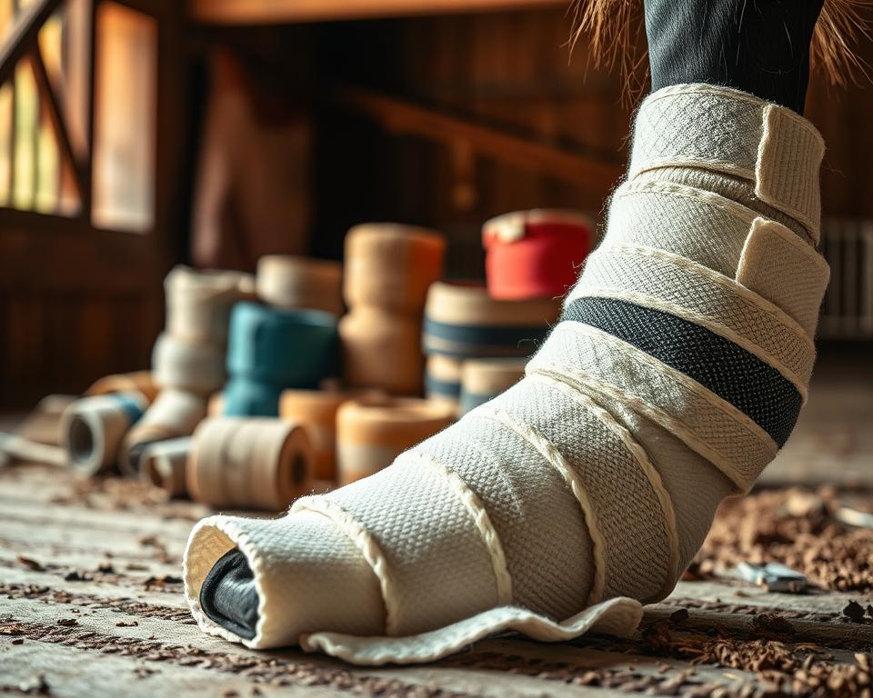 Pferdebandagen Risiken