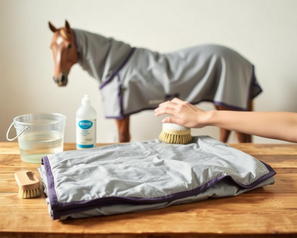 Pferdeddeckenpflege Reinigungsanleitung