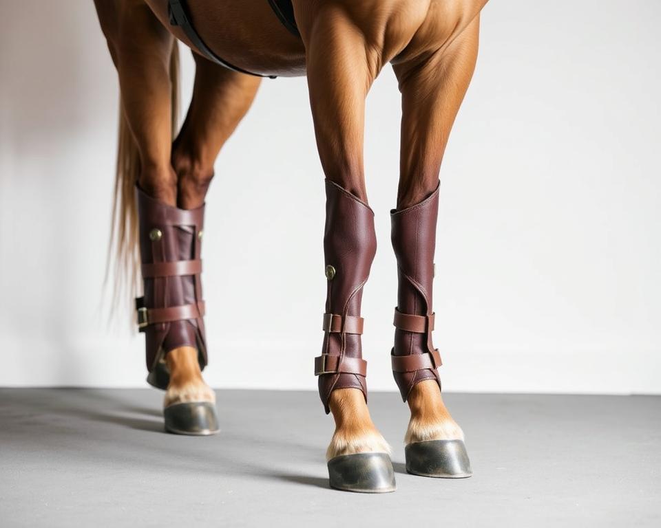 Pferdegamaschen im Einsatz