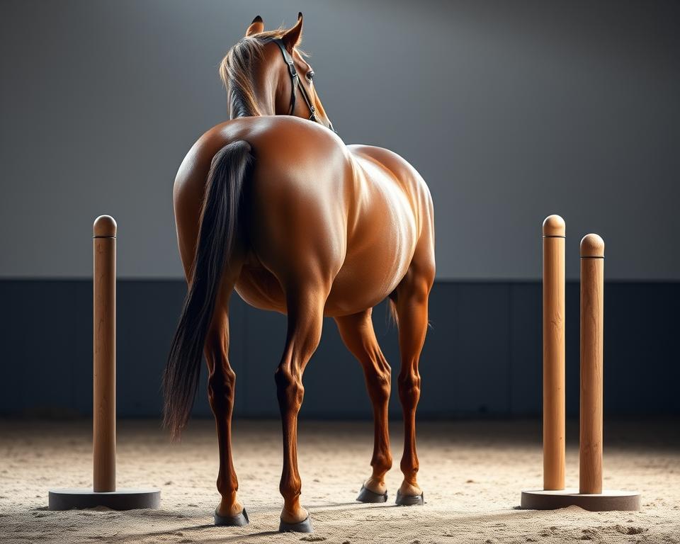 Pferdegröße und Trabstangenabstand