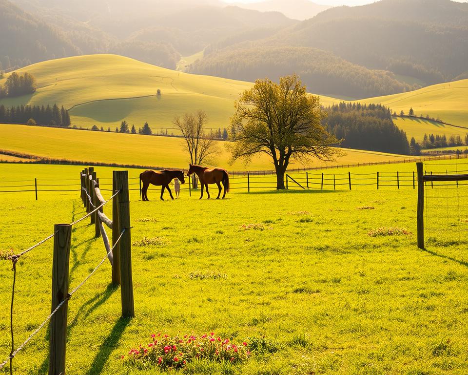 Pferdekoppel Gestaltung