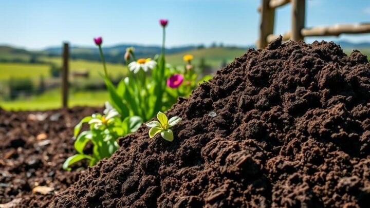 Pferdemist als Dünger