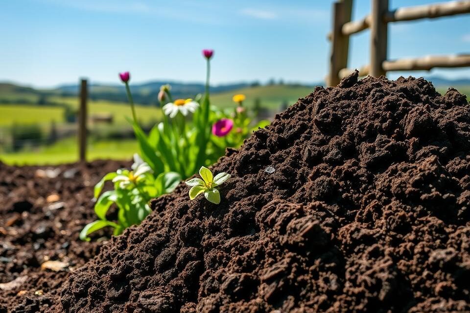 Pferdemist als Dünger