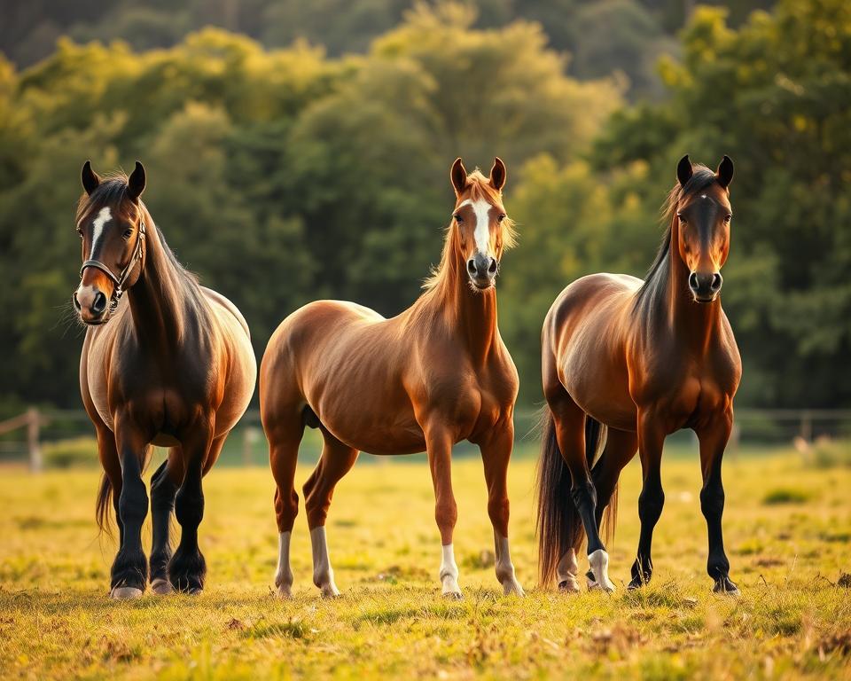 Pferderassen Trainingsunterschiede
