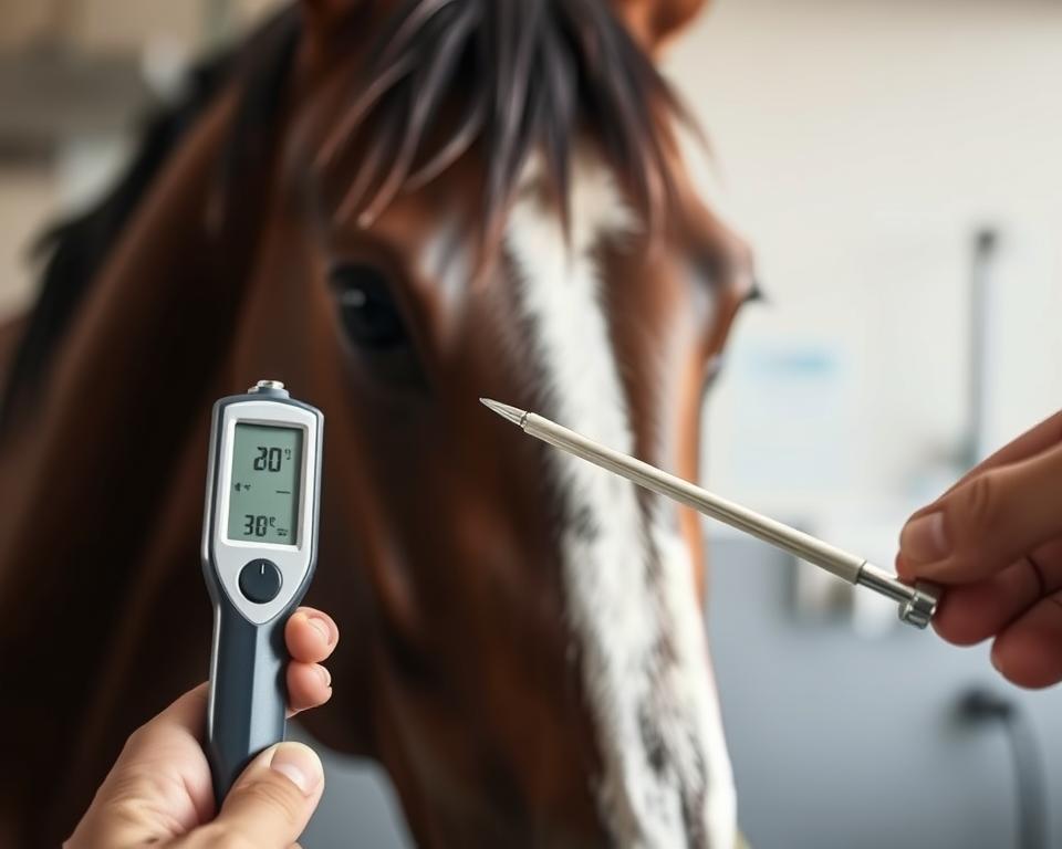 Pferdethermometer Temperaturmessung